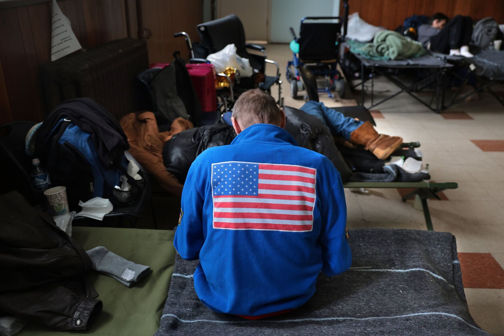 Continuous warming center offers shelter from the cold